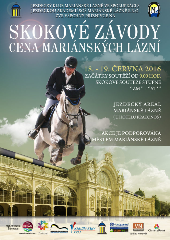 Zveme vás na Skokové závody Cena Mariánských Lázní - 18.-19.6.2016